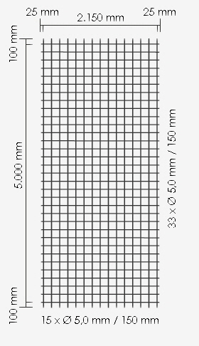 Betonstahlmatte Q131