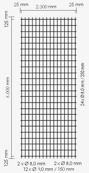 Betonstahlmatte R424A