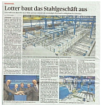 Lotter baut neue Walzstahlhalle